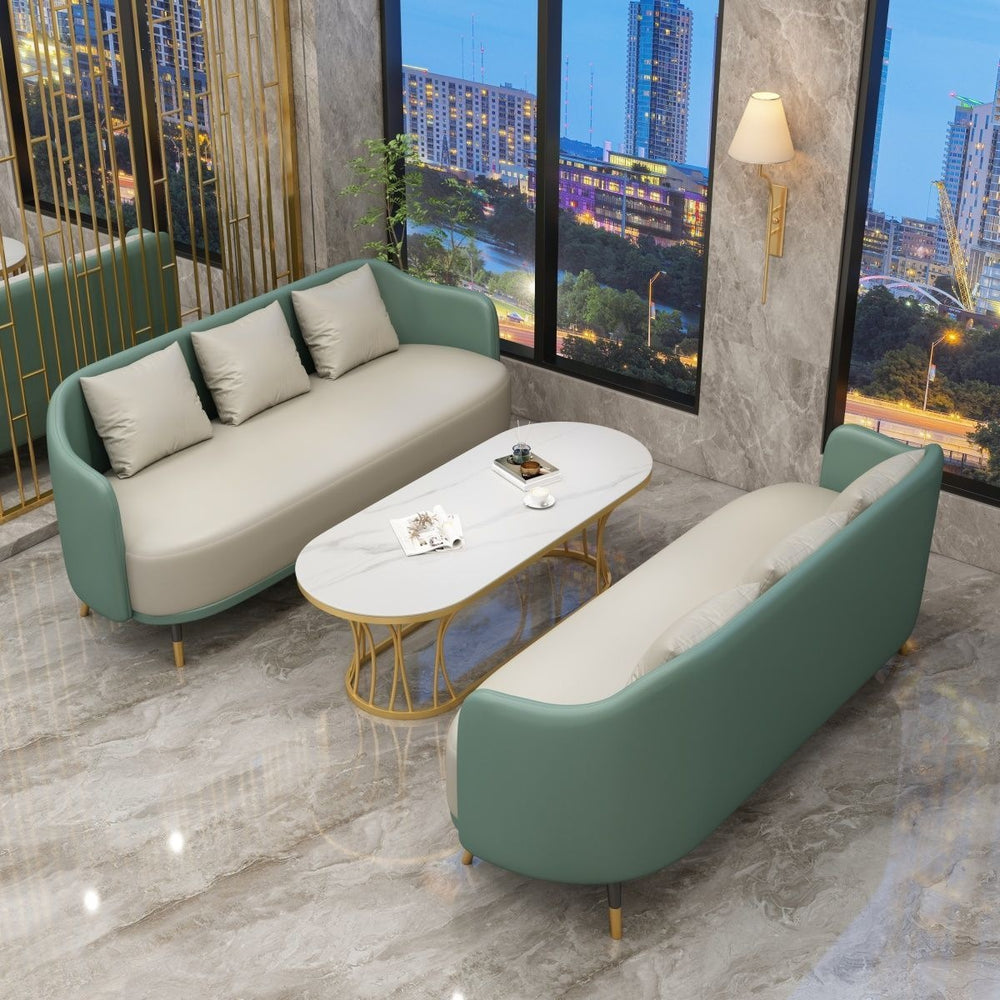 Negotiation table and chair combination sales office reception table and chair shopping mall beauty salon casual single sofa coffee table combination