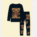 wholesale: girls' long-sleeved pajamas (set) - lightweight spring/autumn styles for toddlers and big kids