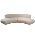 Curved and asymmetrical corner sofa for lounges, hotel lobbies, reception areas, meeting and negotiation spaces, beauty salons, and sales centers