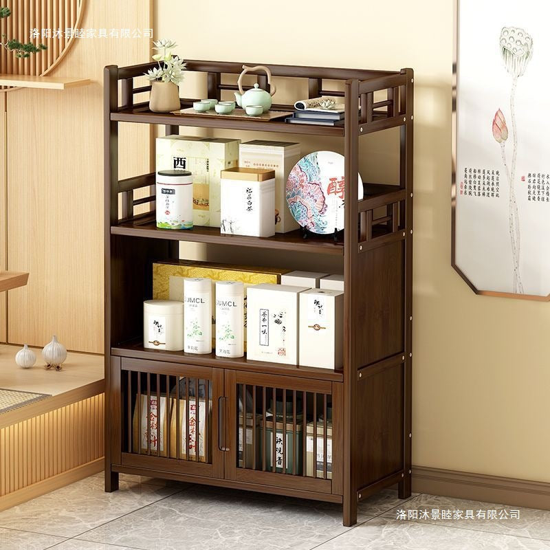 New tea cabinet bogu rack office tea cabinet storage rack for home tea cabinet tea table cabinet storage cabinet