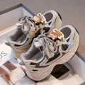 Girls' shoes  new autumn collection: kids' athletic shoes, girls' running shoes, chunky sneakers, mesh breathable shoes for mid-to-large children