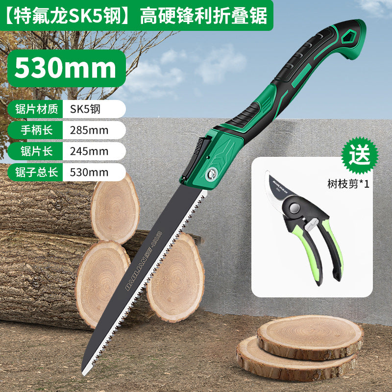 Baojun handheld hand saw folding saw household hacksaw hand saw wood saw hand saw woodworking logging hand saw