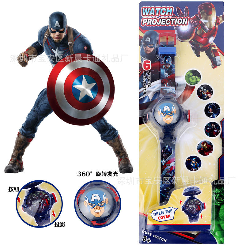 2025 new children's light-up spinning top watch - flashing creative rotating top watch - kindergarten small gift toy