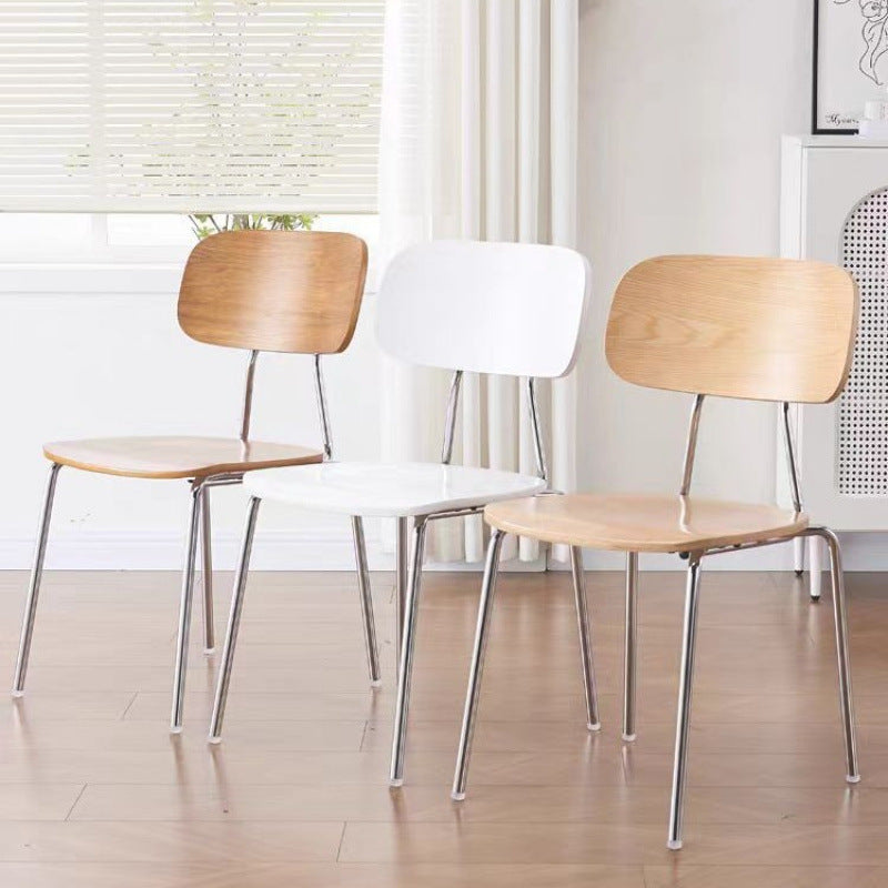 Dining chair Home Nordic medieval chair Modern Internet celebrity simple retro light luxury designer restaurant backrest stool