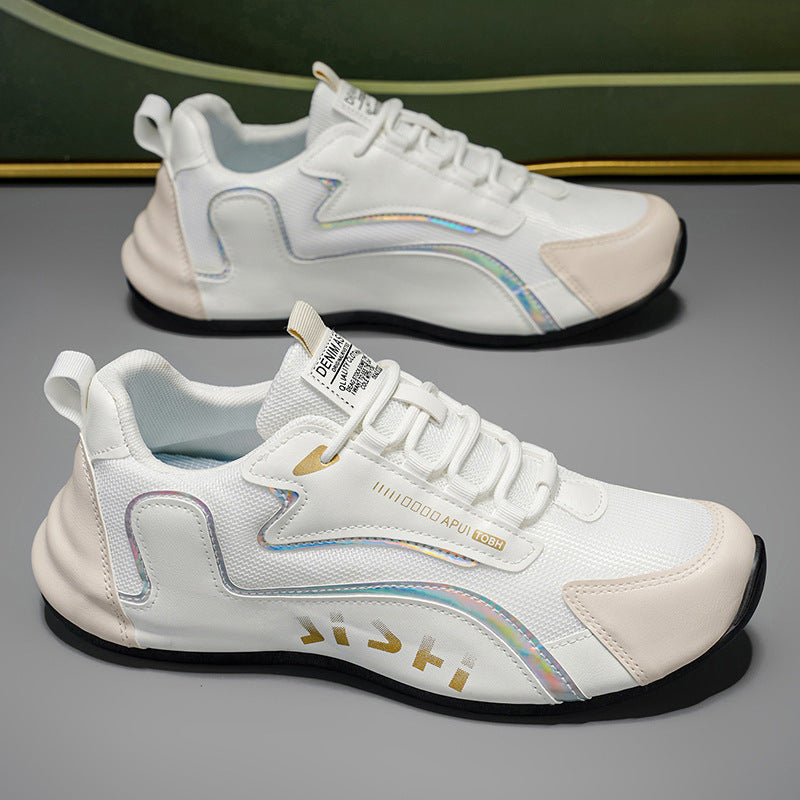2025 men's new winter breathable chunky sneakers lightweight mesh athletic casual shoes men's fashion trendy skate shoes
