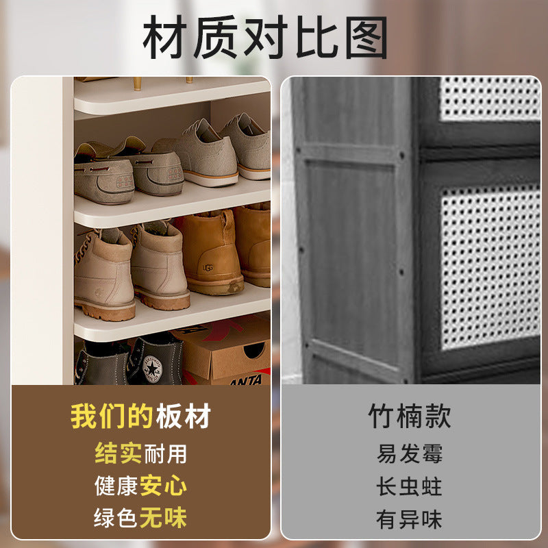 Shoe rack home door multi-layer small narrow simple storage artifact space saving 2025 new storage shoe cabinet