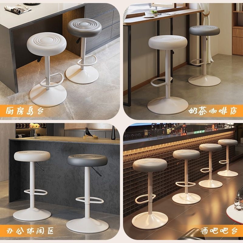 Bar chair, cashier, adjustable high stool, rotate bar chair, long-term sitting, high stool, island bar stool