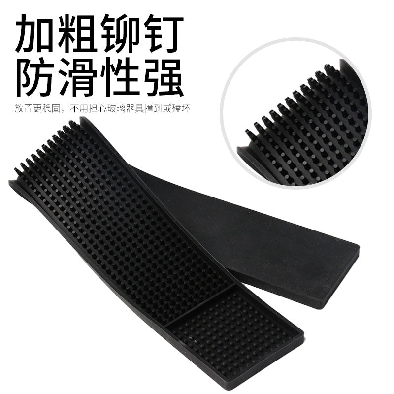 Silicone curling iron heat insulation pad, hair straightener comb anti-scalding pad, hair straightener storage bag, portable curling iron heat insulation cover