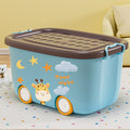 Large capacity kids' clothing storage bin - extra large organizer for baby toys, dolls, books, and more