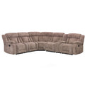 Electric multifunctional leather & fabric sofa - large apartment corner sectional - modern minimalist design - direct sales recliner - smart functionality
