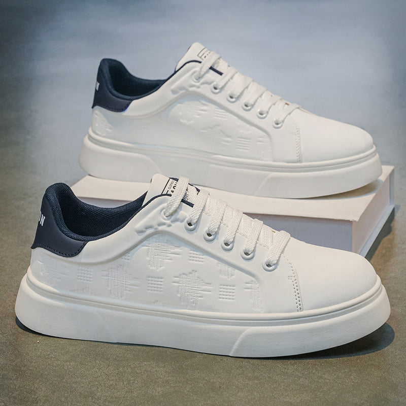 Men's shoes 2026 new spring breathable athletic casual sneakers men's white shoes hot selling student fashion shoes for men