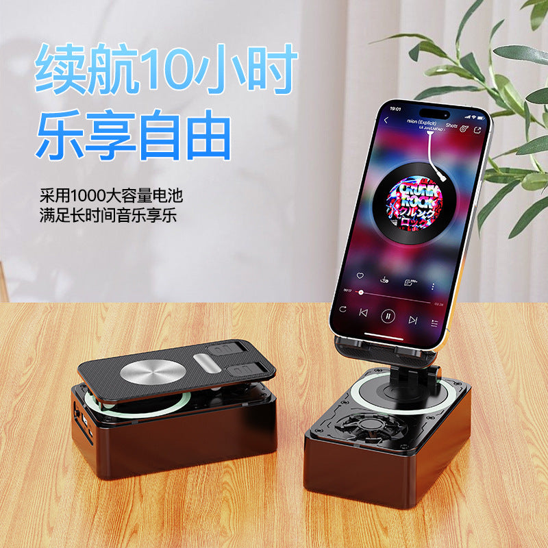hot-selling desktop live streaming stand - multifunctional 3-in-1 power bank, bluetooth speaker, and phone holder - wholesale