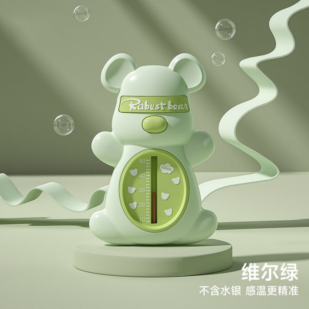 Baby cartoon cute thermometer - adorable bear design for bath water temperature measurement - safe for children's bathing