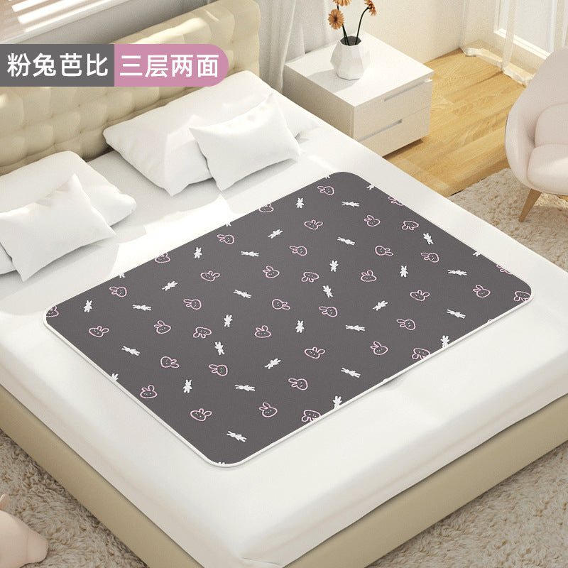 Auntie pad physiological period mattress waterproof washable menstrual period mat anti-side leakage special urine barrier bed sheets dormitory