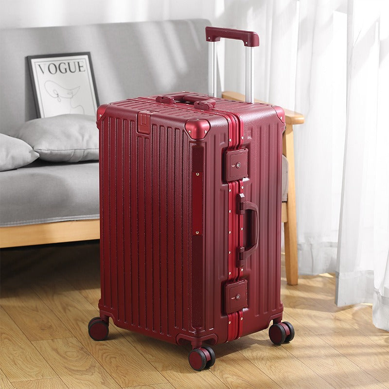 Foreign trade new PC suitcase female 26 anti-drop trolley case 24-inch large-capacity thickened password box male one