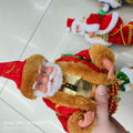 Santa claus climbing beads toy climbing rope old man music electric doll christmas gift decoration gift cross-border