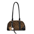 2025 new autumn/winter retro leopard print tote bag - versatile underarm bag, high-end, light luxury, niche design, commuter shoulder bag