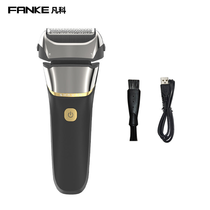 aluminum foil electric shaver, fully washable, digital display, fast charging, reciprocating shaving, wholesale