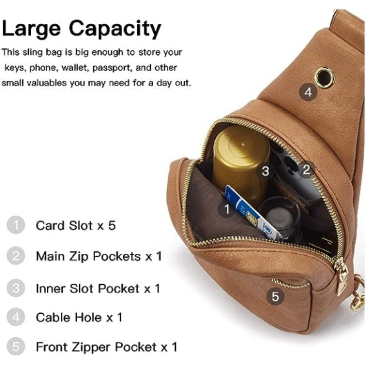 Spot   fanny pack outdoor portable women's small shoulder bag leather messenger bag women pu breast bag