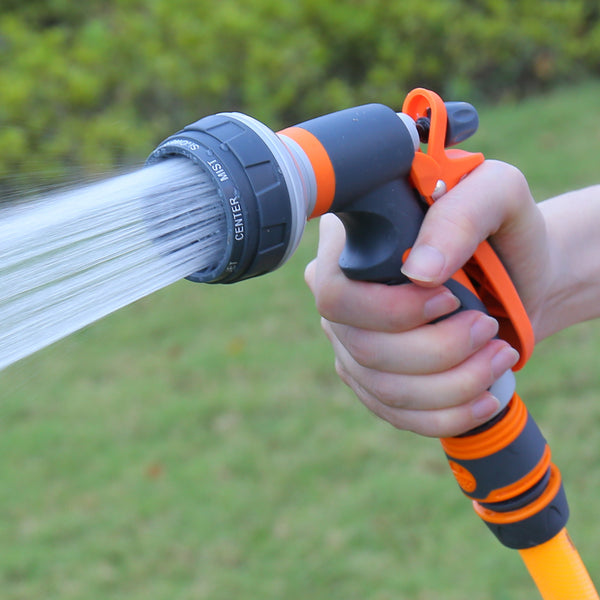 Household irrigation high pressure garden garden watering spray gun set gardening watering sprinkler watering car wash shower head