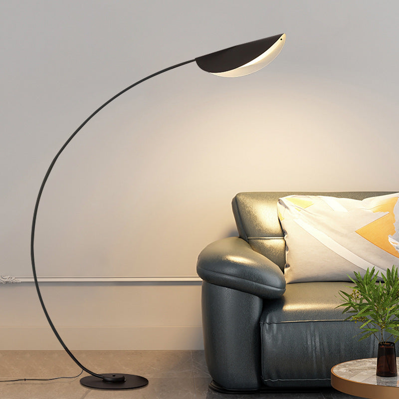 Lotus leaf fishing lamp 2025 new floor lamp popularins style living room bedroom sofa bedside vertical floor lamp