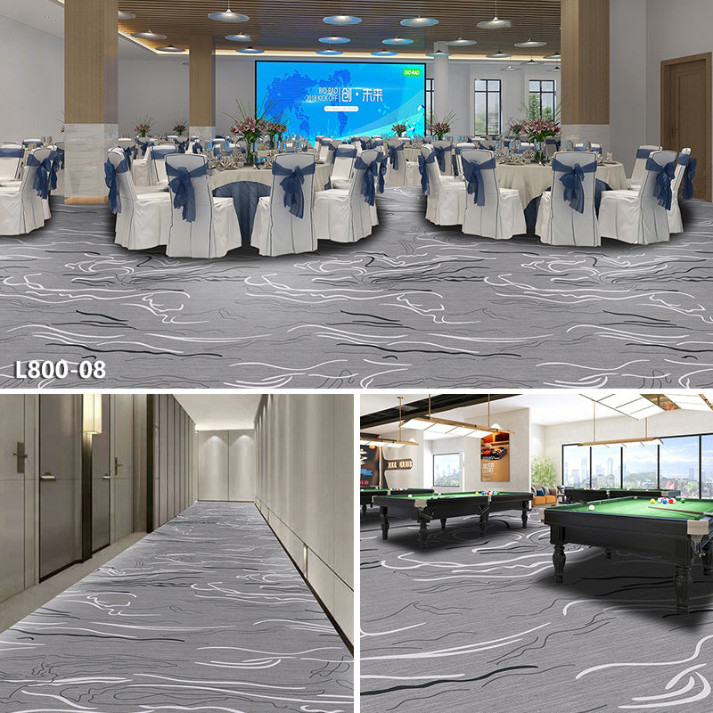 Hotel carpet 800g cut velvet thickened large area paving fire retardant banquet hall club billiard hall fireproof carpet