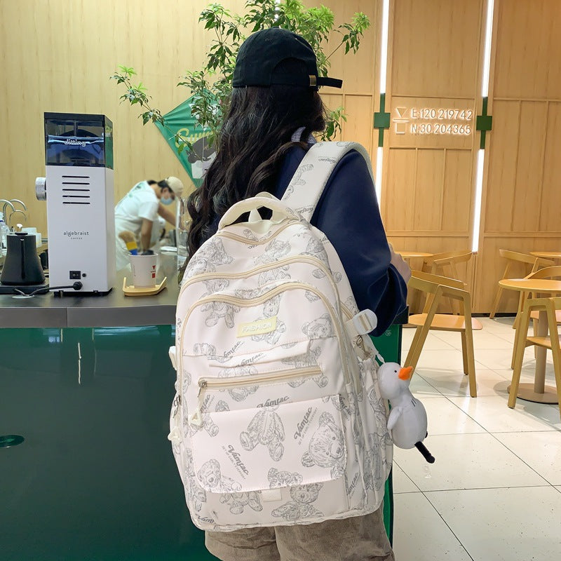 New high school students large-capacity student backpack schoolbag travel computer backpack business leisure backpack
