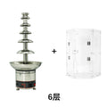 Commercial chocolate fountain/waterfall machine - 4/5/6/7 tier windshield cover - pvc windproof & dustproof plastic isolation shield