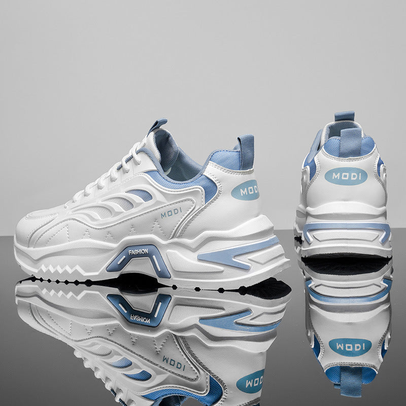 Men's sneakers - 2026 spring collection - chunky platform, height increasing, lightweight & breathable casual shoes for students