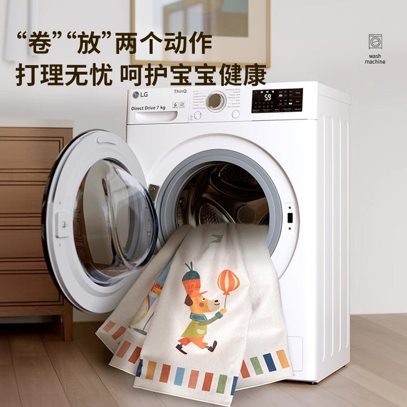 Removable and washable carpet kids room machine washable reading area double layer washable floor mat winter climbing mat bedroom bedside blanket