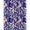 cross-border listing: new  original women's elegant floral print ruched short-sleeve dress