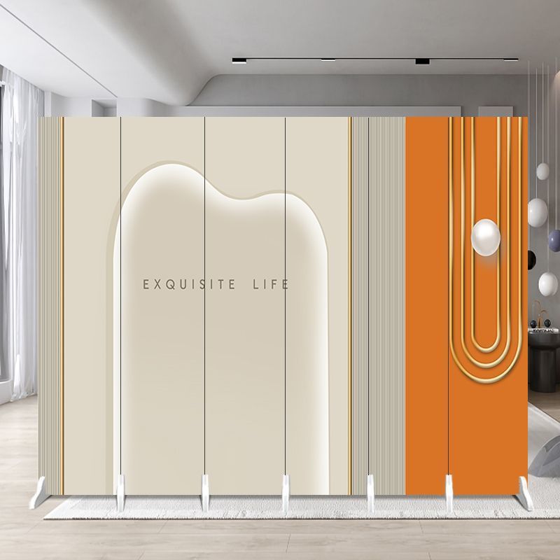 Minimalist screen partition for living room, beauty salon, office, room, home, entryway – folding and mobile