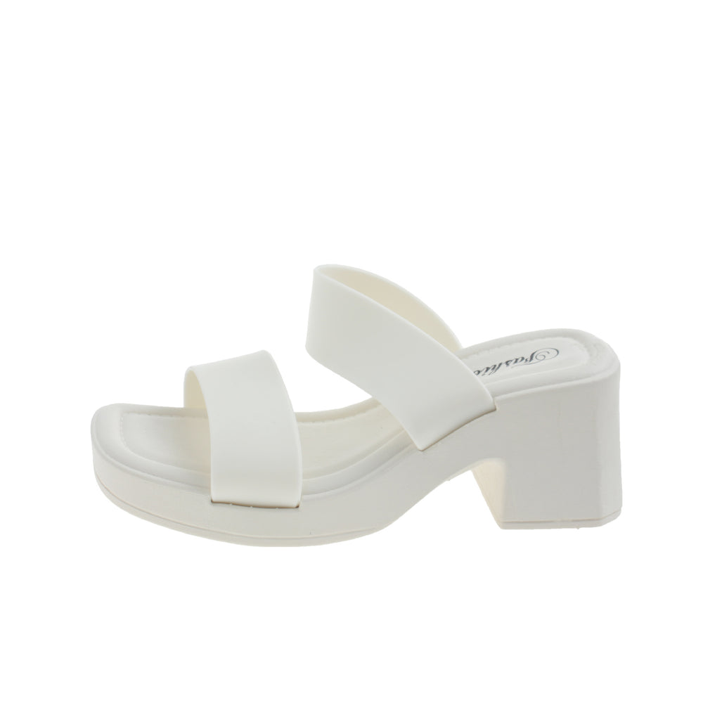 hot-selling new high-heeled slippers for women, summer outdoor wear, height-increasing non-slip double-strap sandals, women's fashionable wedge heels