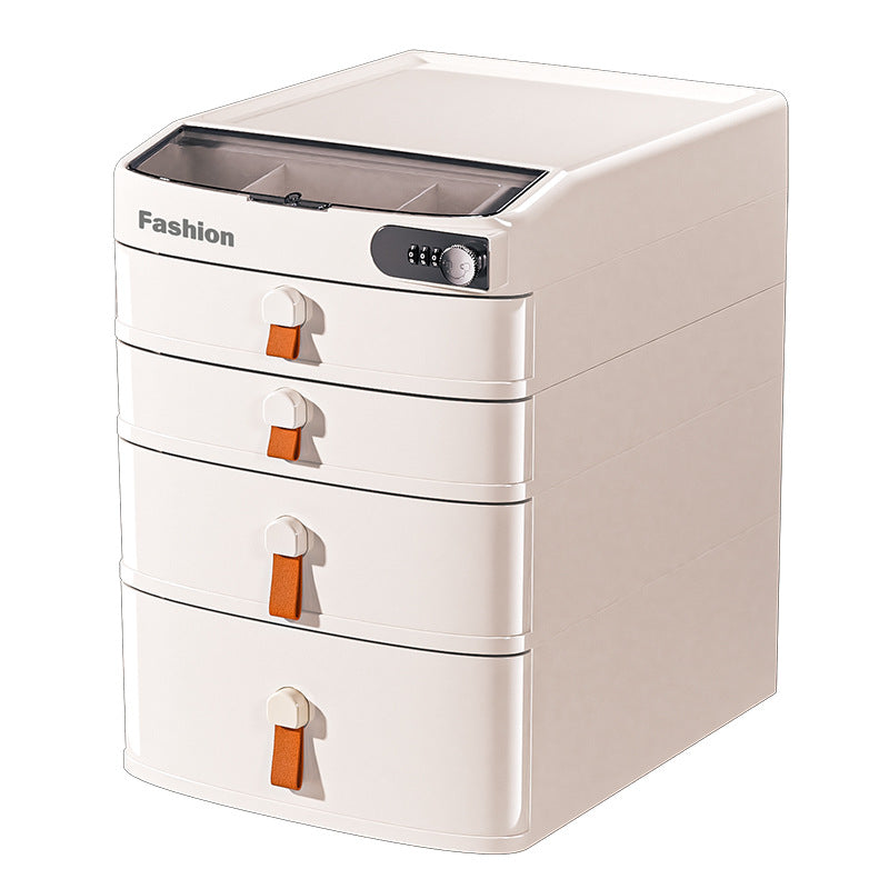 Xinle drawer type desktop password cabinet bedroom valuables storage box storage privacy document storage cabinet