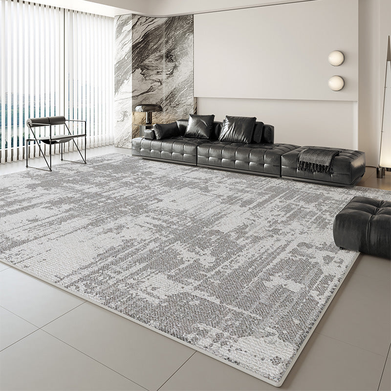 Living room carpet gray photo studio sofa coffee table floor mat thickened sound insulation accessible luxuryfor home bedroom bedside blanket export