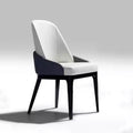 Scandinavianaccessible luxury dining chair for home study chair bedroom makeup chair italian restaurant backrest solid wood microfiber long sitting