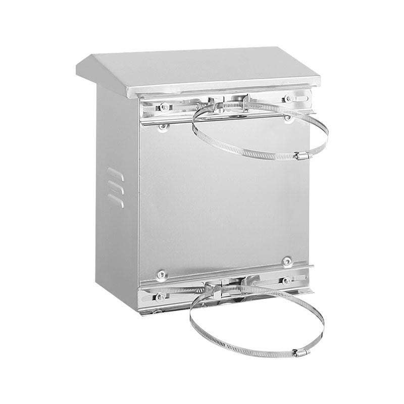 Outdoor 304 hoop type stainless steel distribution box, cabinet monitoring box 201 equipment box, instrument control box, outdoor pole