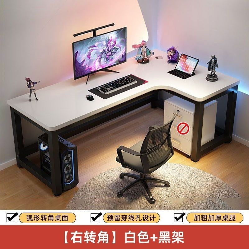 Computer desk desktop home electric competitive table and chair bedroom corner office table student study table new chinoiserie large desk