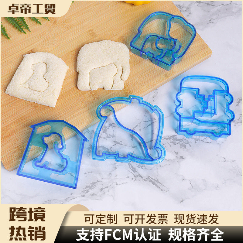 exclusive cartoon pattern bread cutting sandwich animal baking mold diy bread cutting artifact wholesale