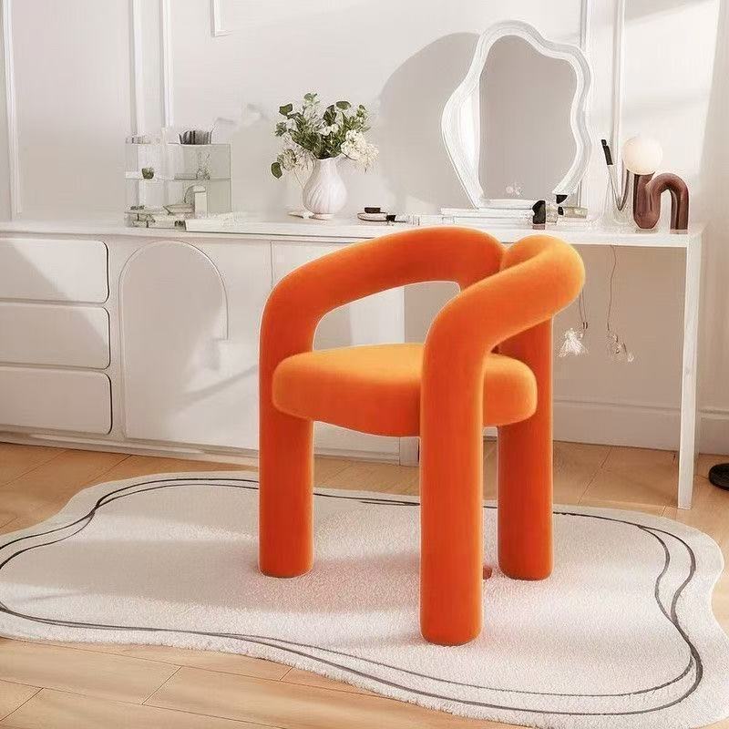 Cosmetic cream internet celebrity dressing designer casual bedroom home chair modern light luxury manicure backrest dressing chair