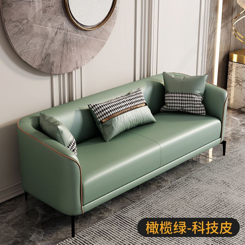 Sofa small apartment rental house living room simple modern apartment popular double slot three slot technology cloth small sofa