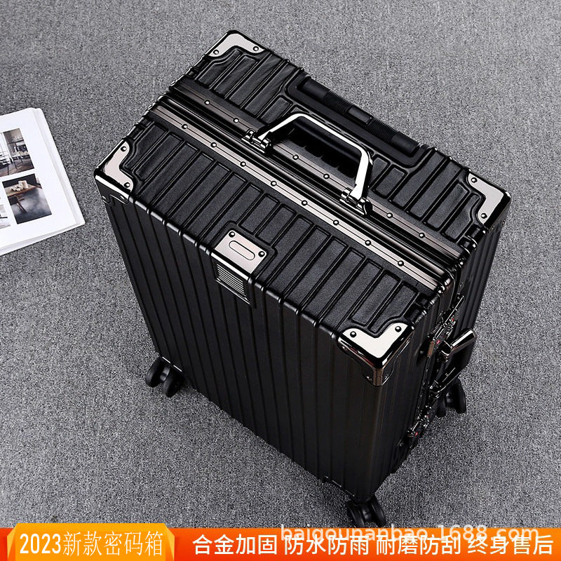 Luggage 2024 new thickened silent wheel password box can sit large capacity women's strong and durable suitcase is oversized