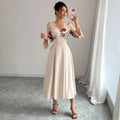 fall/winter new arrival: women's elegant and romantic sleeveless maxi dress - french style for cross-border e-commerce