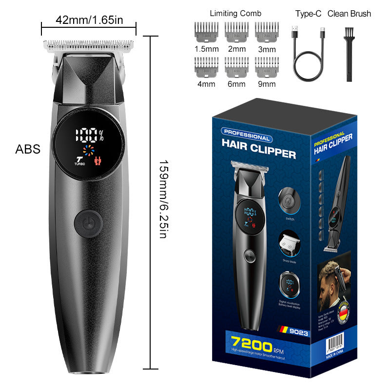 waterproof professional electric hairdresser fast charging oil head hair salon bald electric clipper for home hairdressing clipper