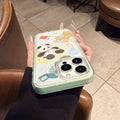 Suitable for iphone17 cartoon animal party mobile phone case apple 16promax cute giant panda anti-fall hard case