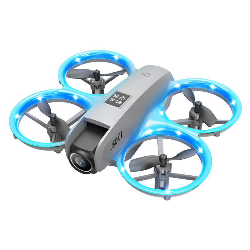 Drone industry high-altitude small quadcopter anti-collision aircraft remote control airplane - beginner toy for elementary school students