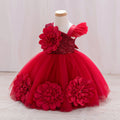 Amazon kids' dress floral  girls' dress children's princess dress cake dress wholesale