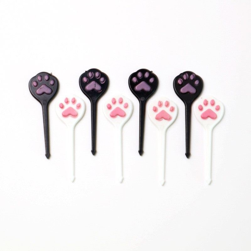 cartoon fruit fork set - cute animal creative fruit picks, bento fruit forks, dessert forks - wholesale