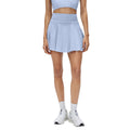 Spring/summer two-piece tennis skirt - quick-dry, breathable, fitness pleated skirt - solid color, versatile sports mini skirt for women - d26079