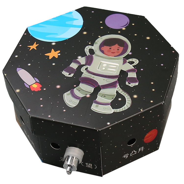 Moon phase cause DIY demonstrator technology small production steam teaching aids children's science experiments children's primary school students toys